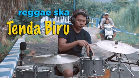 Tenda biru - reggae ska version drum cover - YouTube