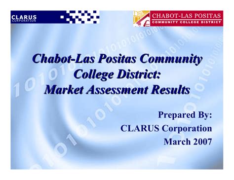 Chabot - Las Positas Community College District: