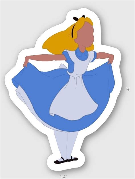 Alice in Wonderland Stickers | Etsy