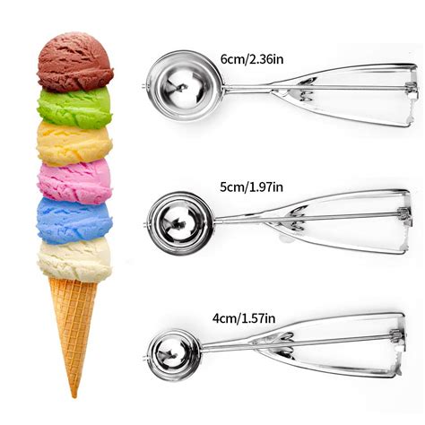 Midnight Scoop Curved Handle Easy Ice Cream Scoop