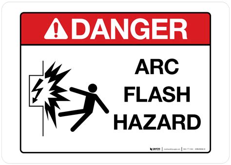 Danger - Arc Flash Hazard - Wall Sign - PHS Safety