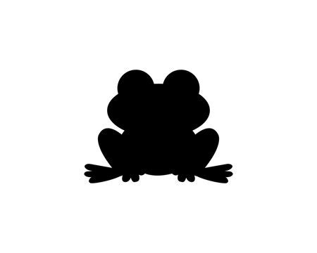 Cute Frog Silhouette