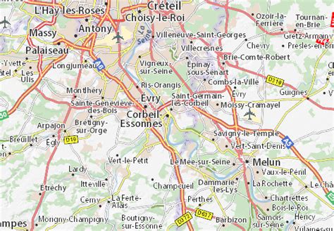 MICHELIN Corbeil-Essonnes map - ViaMichelin