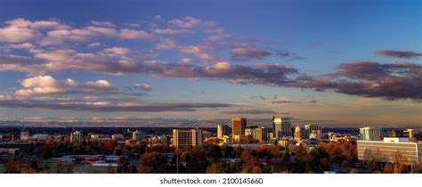 Boise Idaho Skyline First Light Day Stock Photo (Edit Now) 2100145660