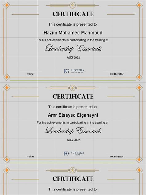 Leadership Certificate | PDF