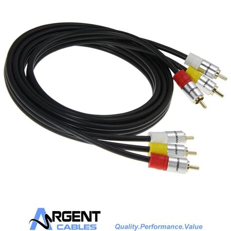 2.5m Argent Composite Video Cable