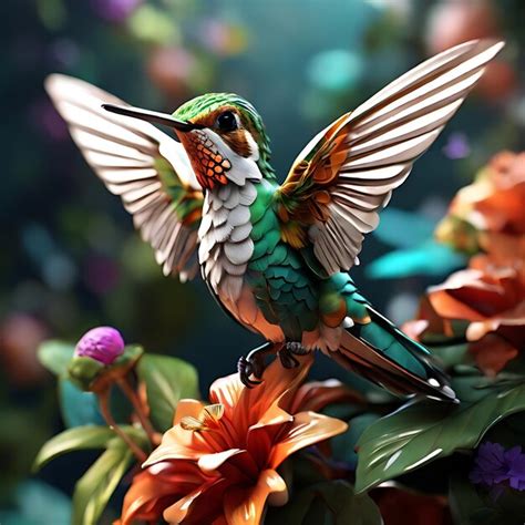 Premium AI Image | hummingbird AI