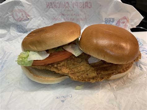 Meet the MEGA crispy chicken sandwich. 😂 : r/DairyQueen