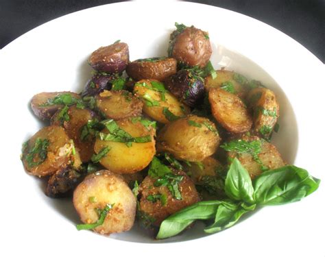 Skillet Potato Salad with Fresh Basil and Cilantro | Lisa's Kitchen ...