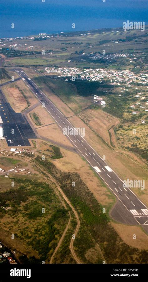 St Kitts Airport runway Stock Photo - Alamy