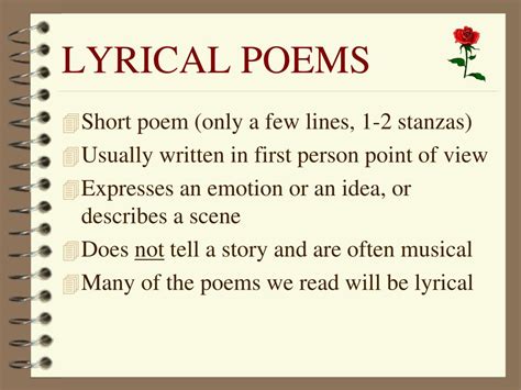 PPT - POETRY NOTES PowerPoint Presentation, free download - ID:2300804