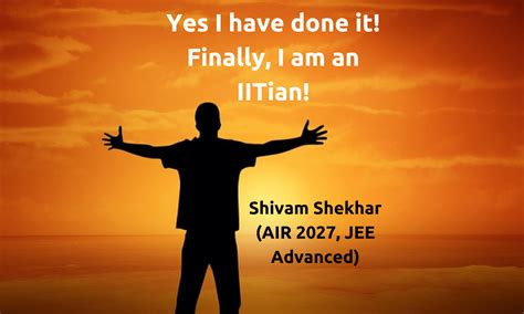 IIT Success Story : Good Rank in JEE Advanced With 1 Year Preparation