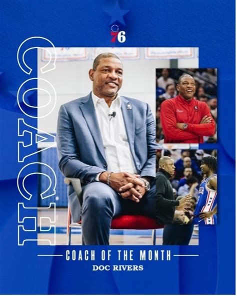 Doc Rivers Named March-April 2023 Coach of the Month | Philadelphia 76ers | NBA.com