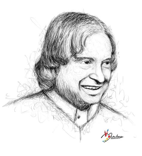 DREAM HERO "ABDUL KALAM" sir. | Nature art drawings, Black art painting ...