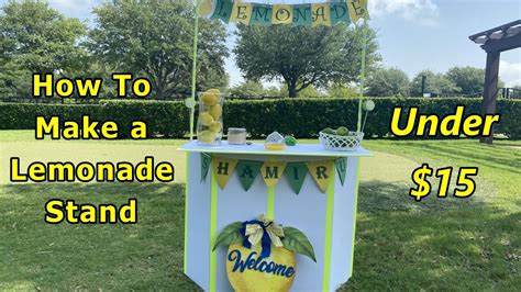 Blueprint for a lemonade stand for kids easy - ingsapje