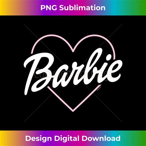 Barbie - Logo Heart Long Sl - Deluxe PNG Sublimation Downloa - Inspire ...