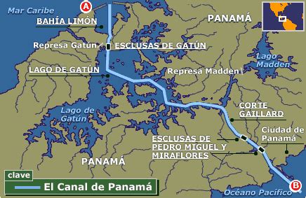 BBC Mundo - Canal de Panamá: mapa interactivo