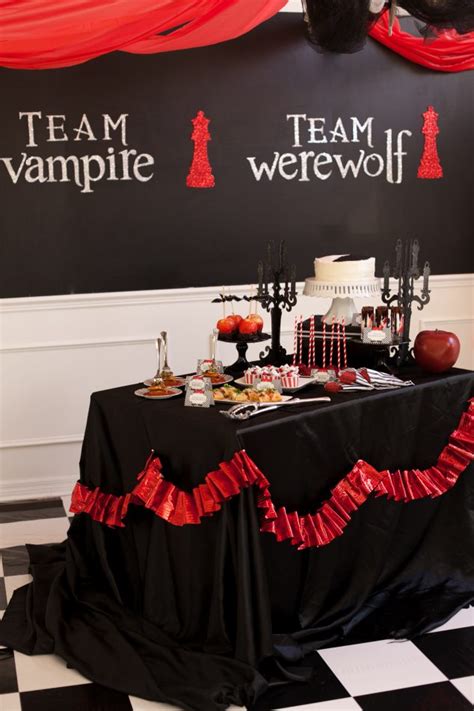 Vampires vs. Werewolves - a Twilight Halloween Party - Frog Prince Paperie