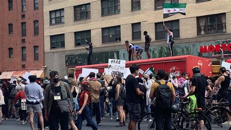 NYC 'Free Palestine' protesters overtake streets of Midtown Manhattan ...