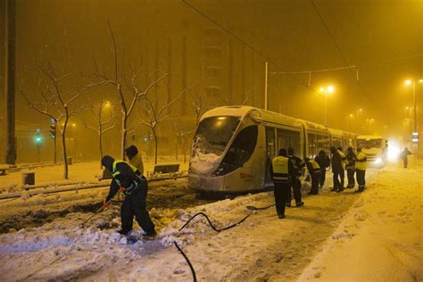 Snowstorm hits Jerusalem and Israel's desert