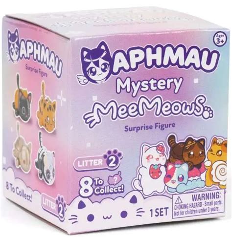 Aphmau MeeMeows Litter 2 Mystery Mini Figure Pack 1 RANDOM Surprise Character Bonkers Toy Co ...