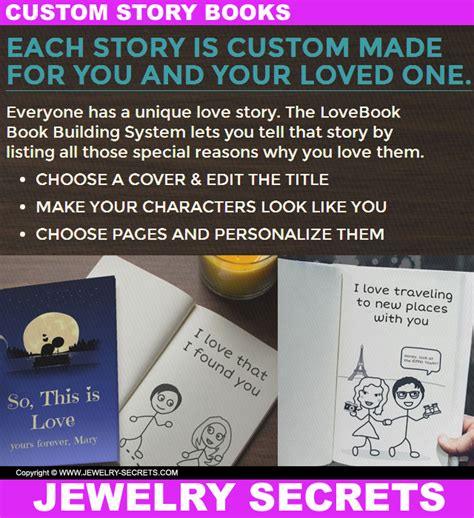 CUSTOM LOVE BOOKS – Jewelry Secrets