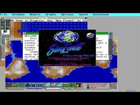 SimEarth gameplay (PC Game, 1990) | Gaming pc, Gameplay, Games