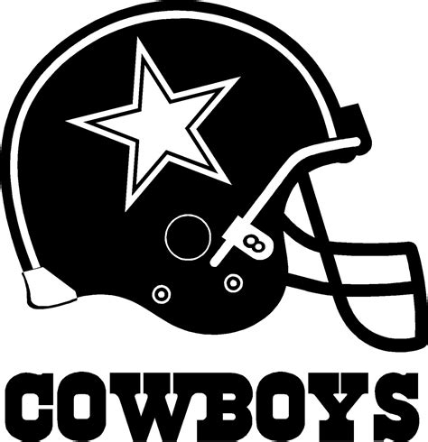 Dallas Cowboys Logo Wallpaper in Black and White with Helmet - HD Wallpapers | Wallpapers ...