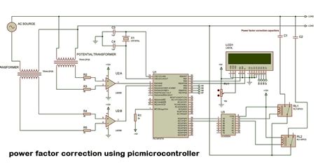 automatic power factor controller circuit using microcontroller