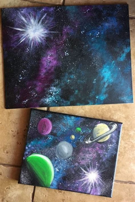 How To Paint A Galaxy - Step By Step Painting For Beginners