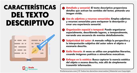 Características del Texto Descriptivo