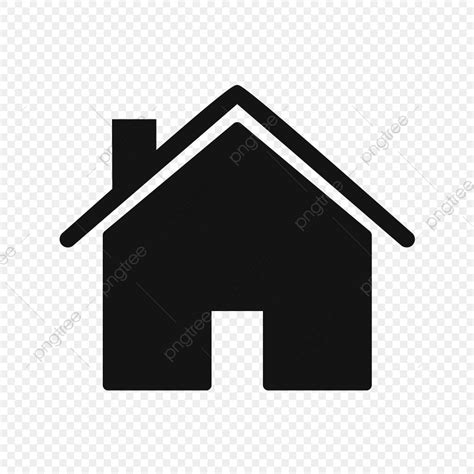 Houses Silhouette Transparent Background, Vector House Icon, House Icons, Home Clipart ...