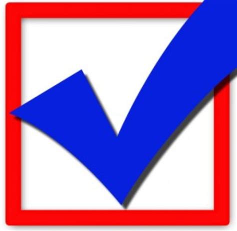 vote check mark clip art - Clip Art Library