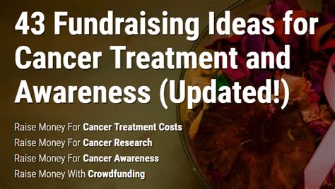 43 Fundraising Ideas for Cancer Treatment, Research, and Awareness