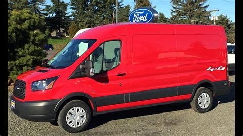 2015 Red Transit Van 4x4 @ Newberg Ford - YouTube