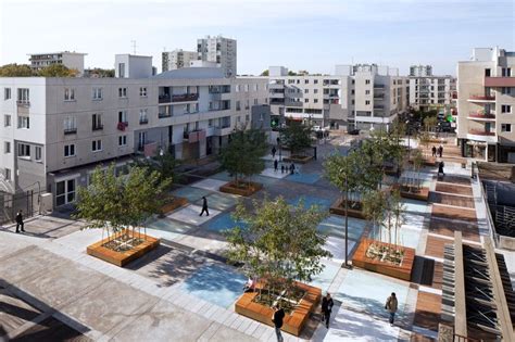 Aménagement urbain de la Place des Droits de l'Homme à Tremblay-en-France | Landscape and ...