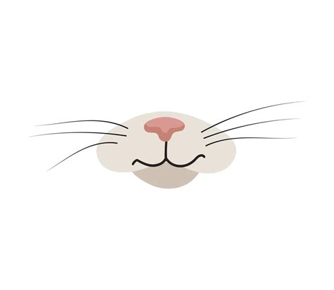 Vector illustration of cat nose 19021292 Vector Art at Vecteezy