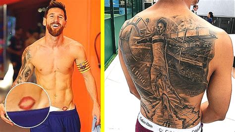 Famous Footballers With WEIRD Tattoos! - YouTube