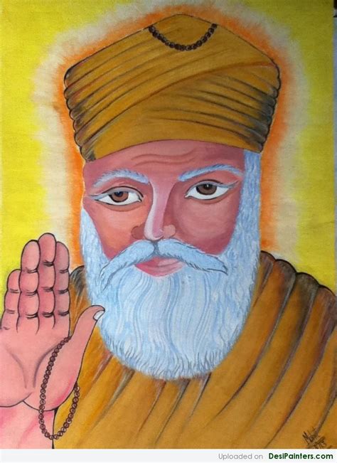 Painting Of Guru Nanak Dev Ji - Desi Painters