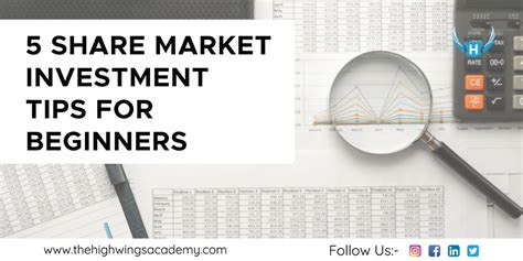 Five Share Market Investment Tips For Beginners- Highwings Academy