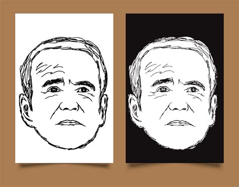 joe biden vector sketch illustration, scribble art 4924029 Vector Art at Vecteezy