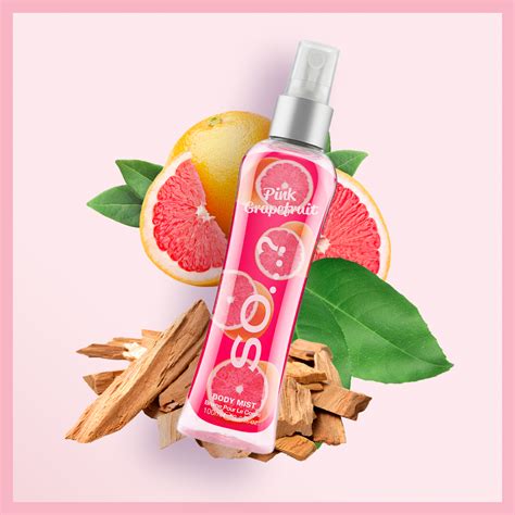 So…? Pink Grapefruit Mist 100ml | Body Mist | So...? Fragrance