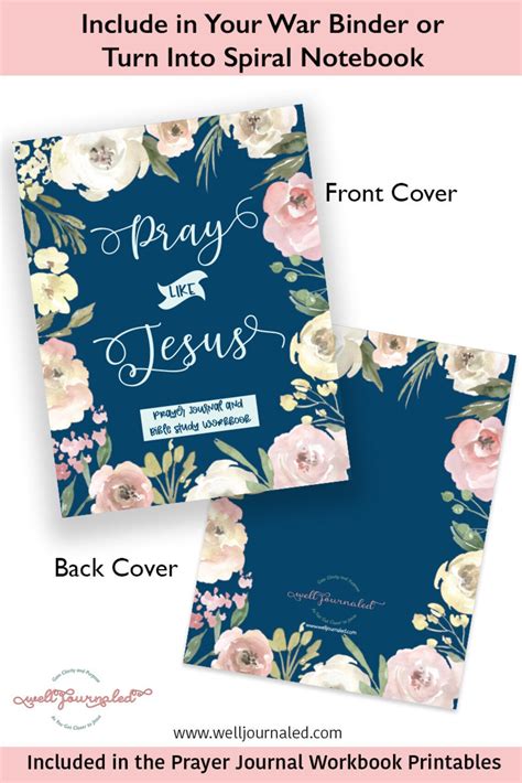 Prayer Journal and Bible Study Guide Printable Template - Etsy