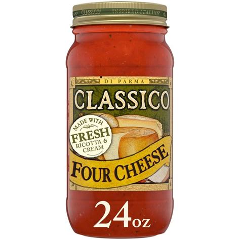 Classico Four Cheese Pasta Sauce (24 oz) - Instacart