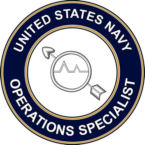 3.8 Inch U.S. Navy Operations Specialist OS decal - Walmart.com - Walmart.com