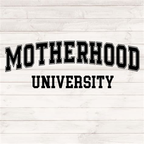 Motherhood University PNG Mom Life Png DIGITAL DOWNLOAD - Etsy