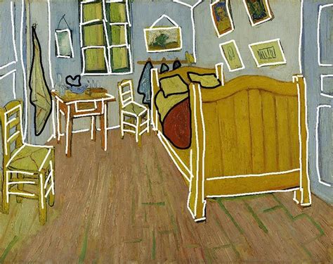 A Closer Look at Bedroom in Arles by Vincent van Gogh | Bedroom in ...