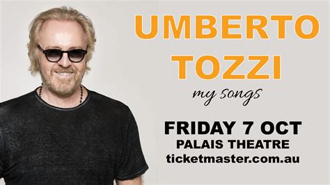 Palais Theatre - 🗣 JUST ANNOUNCED UMBERTO TOZZI | FRI 7... | Facebook