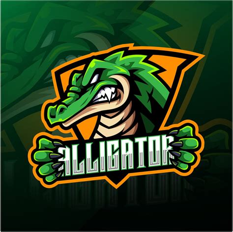 Free Alligator Logo Mascot – GraphicsFamily