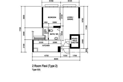 2 Room Hdb Floorplan | Interior Design Singapore | Interior Design Ideas